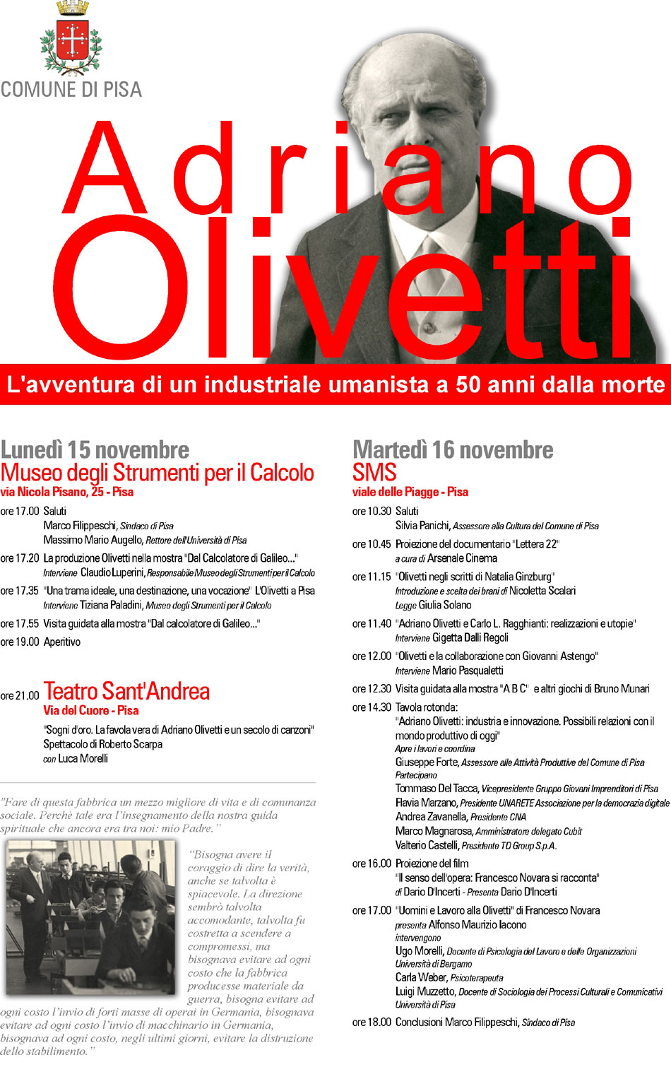 iniziativa Olivetti 15 Novembre 2010